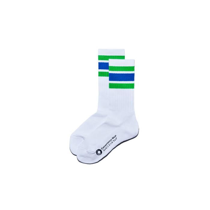 FamilyMart Line Socks – Convenience Store White / Black | 25–28 cm