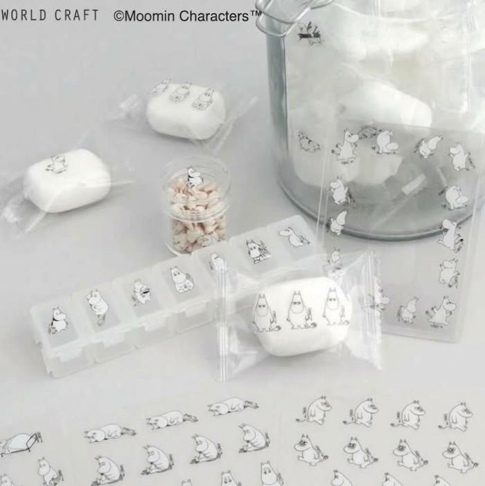 World Craft MOOMIN Face Sticker Sheet – 4 Designs
