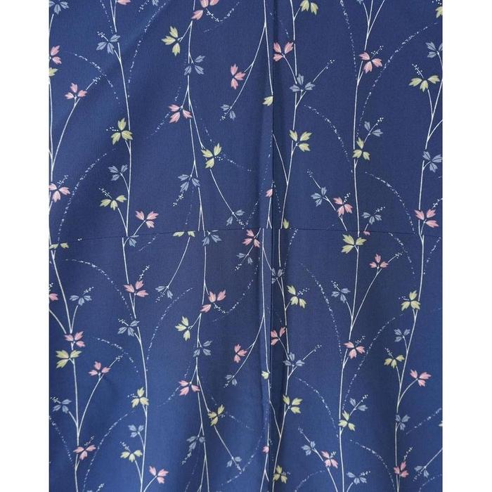 Vintage Kimono – Blue Floral Pattern, For Height 161-171cm (maximum height for those who don't require an ohashori)
