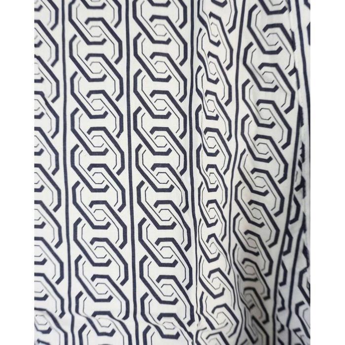 Vintage Japanese Nemaki Cotton Kimono for Men – Indigo Geometric Pattern