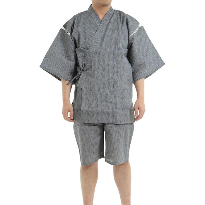 EDOTEN Shijira Jinbei Set – Breathable Cotton, Traditional Japanese Summer Loungewear for Men, Lightweight & Cooling (7 Colors, Sizes M–5L)