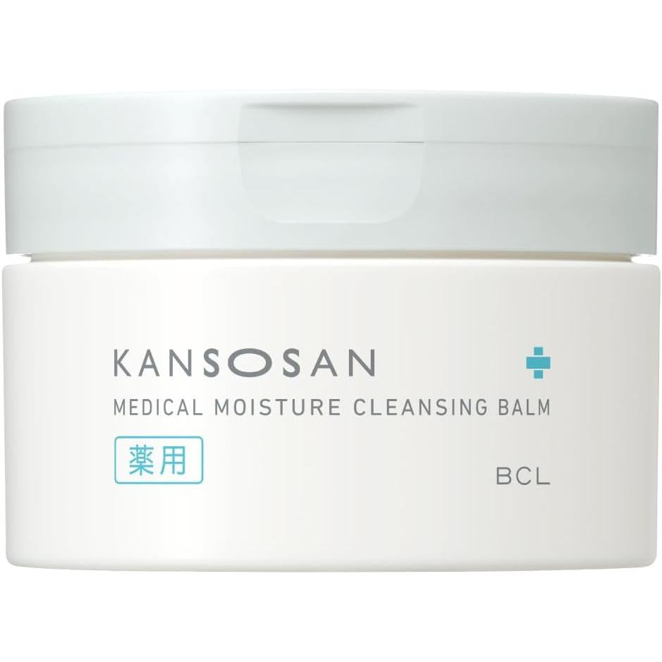 KANSOSAN Medicated Moisturizing Cleansing Balm Makeup Remover 80g – Ceramides, Niacinamide & Petrolatum [Alcohol-free]