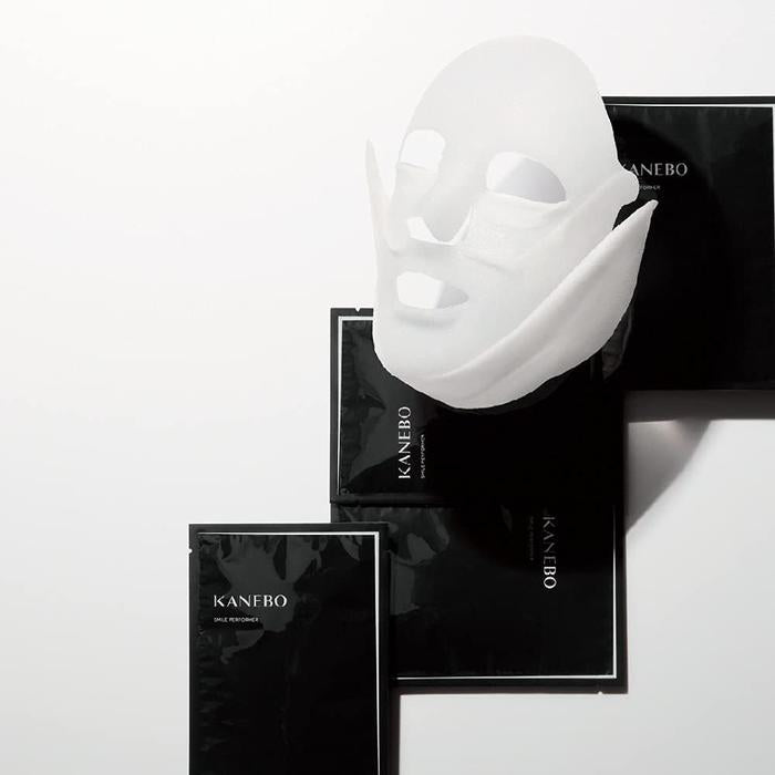 KANEBO Smile Performer Firming Sheet Mask – Lifting Fit Mask for Hydration, Firmness & Glow 4 Sheets [Alcohol-free]