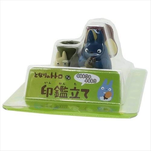 Ensky My Neighbor Totoro Stamp Holder – Medium & Small Totoro PVC Desk Organizer