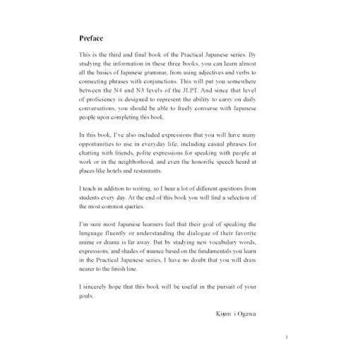 PRACTICAL JAPANESE 3: JLPT N3–N4 Grammar and Useful Expressions – Intermediate Japanese Learning Book