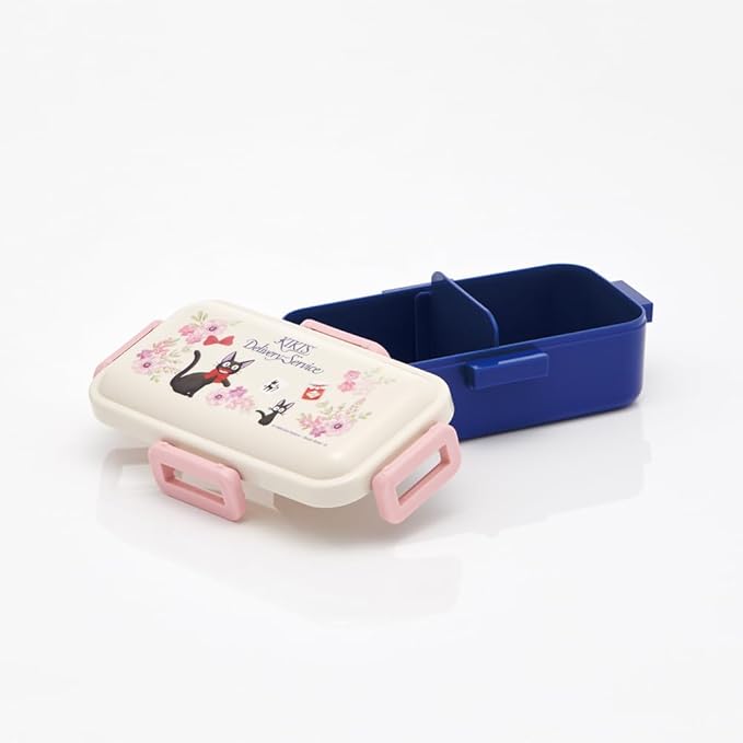 Skater Studio Ghibli “Kiki’s Delivery Service” 1-Tier Lunch Box – 530ml | 4-Point Lock | Antibacterial | Made in Japan