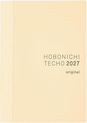 [Japanese] Hobonichi Techo 2027 Original A6 – Planificador Japonés de 1 Página por Día