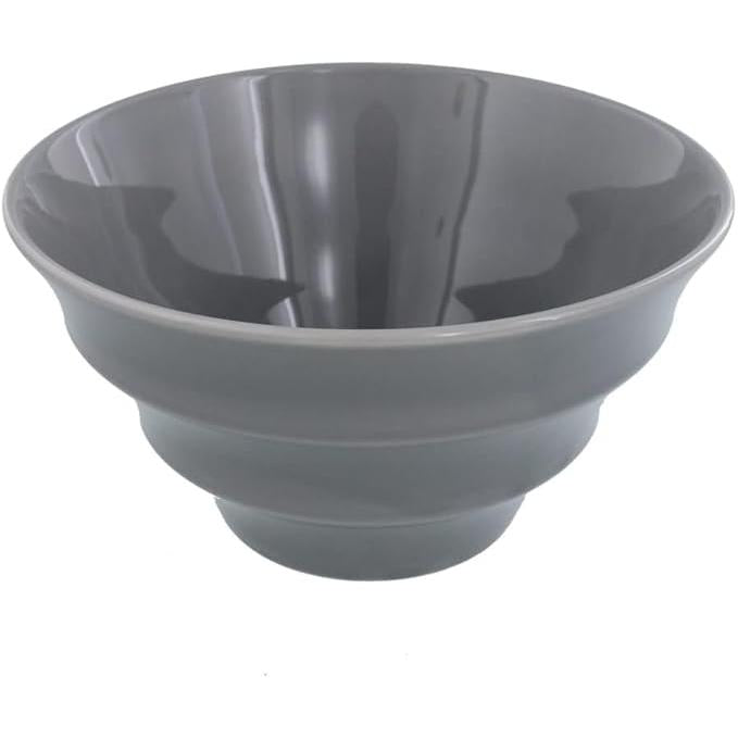 EAST Table Lightweight Ramen Donburi Bowl – Color Border Design, 19 cm (Multiple color options)