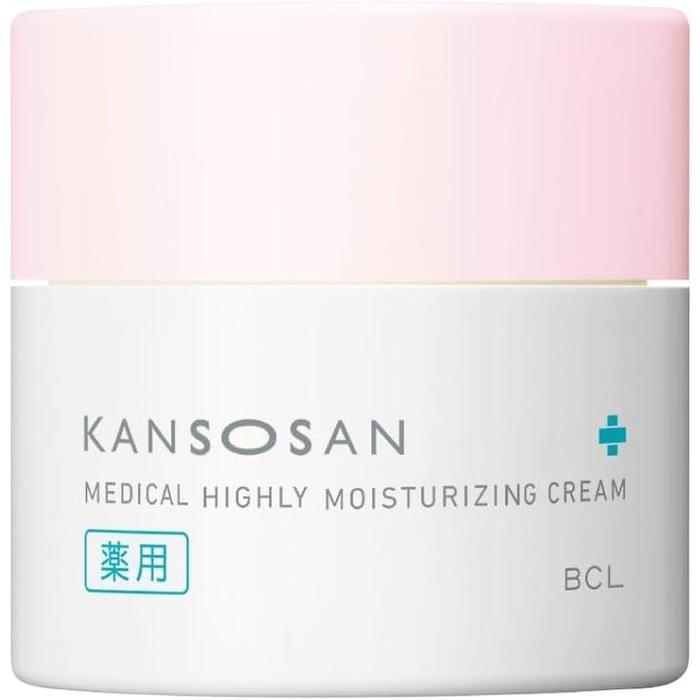 KANSOSAN Medicated High Moisture Face Cream 50g – Heparinoid, CICA & Ceramide [Alcohol-free]