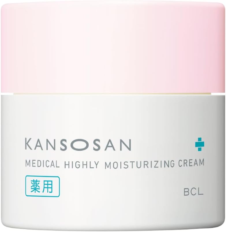 KANSOSAN Medicated High Moisture Face Cream 50g – Heparinoid, CICA & Ceramid [Alcohol-free]