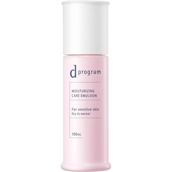 d program [Quasi-Drug] Moist Care Emulsion EX | 100 ml | Fragrance-Free Moisturizing Milk for Sensitive Skin [Alcohol-free]