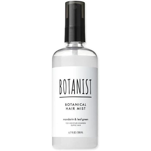 BOTANIST | Hair Mist – Moisturizing, Fresh Mandarin and Leaf Green Scent, Easy Styling for Damaged Hair 200ml [Alcohol-free]