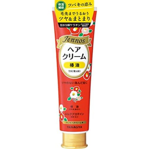 Genos Hair Cream Cuticle Care - Hair cream with Tsubaki oil 140g [Alcohol-free]