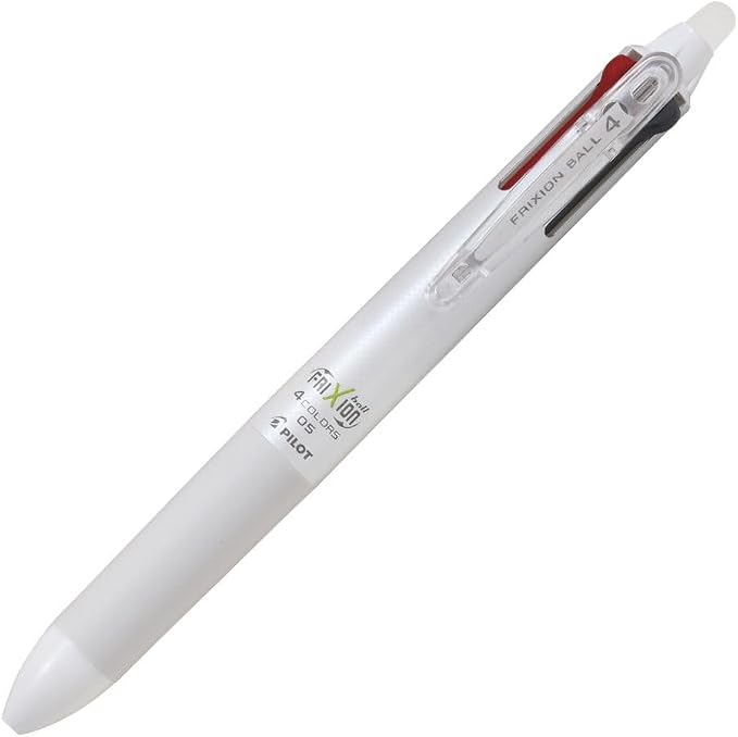 Pilot FriXion Ball 4 Erasable 4-Color Ballpoint Pen 0.5 mm