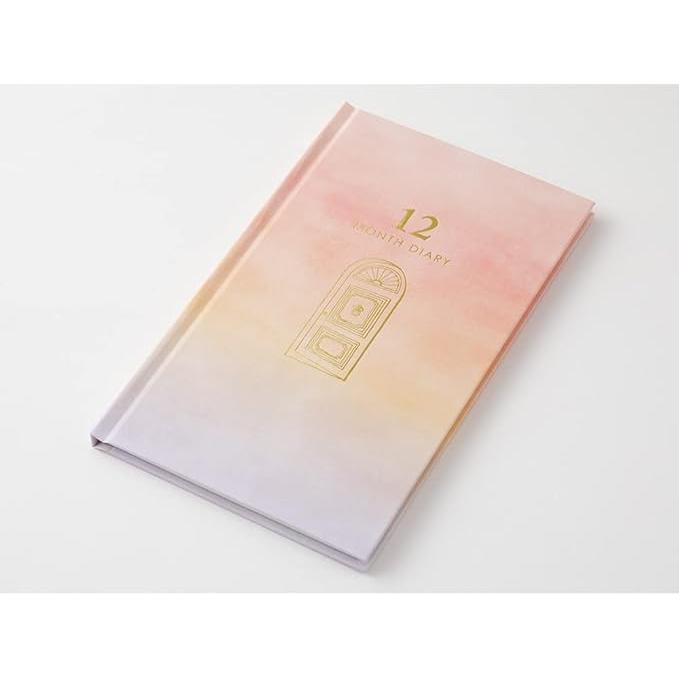 Midori 12-Month Consecutive Door Diary – Seasonal Illustrated Journal with MD Paper