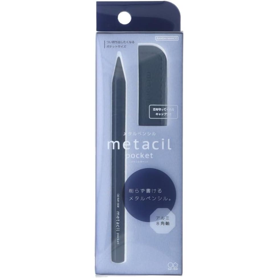 Lápiz Metacil Pocket Metal Sun-Star – Azul