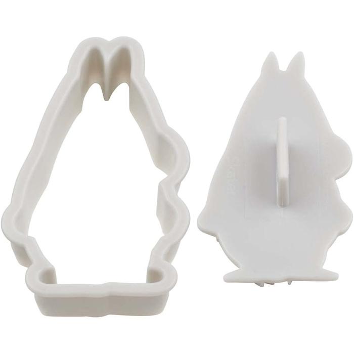 JAPAN MOOMIN COLLECTION-Skater Moomin Cookie and Bread Cutter Set – 4-Piece Stamp