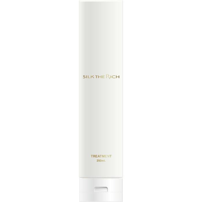 SILK THE RICH Moist & Repair Treatment – 3 Silk Ingredients, Human Stem Cell Culture Fluid & Heat-Reactive Coating 250ml [With alcohol]
