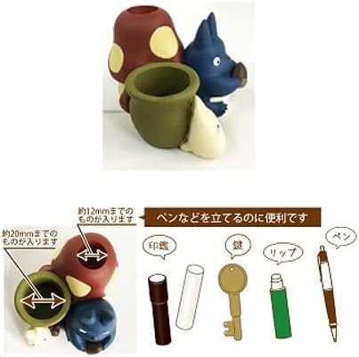 Ensky My Neighbor Totoro Stamp Holder – Medium & Small Totoro PVC Desk Organizer