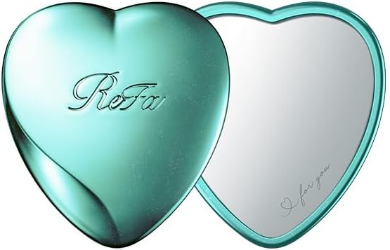 ReFa HEART MIRROR Lightweight Compact Hand Mirror with Case