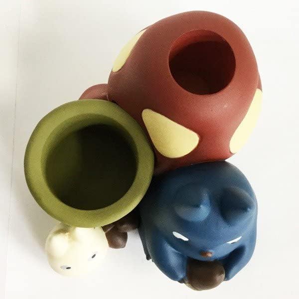 Ensky My Neighbor Totoro Stamp Holder – Medium & Small Totoro PVC Desk Organizer