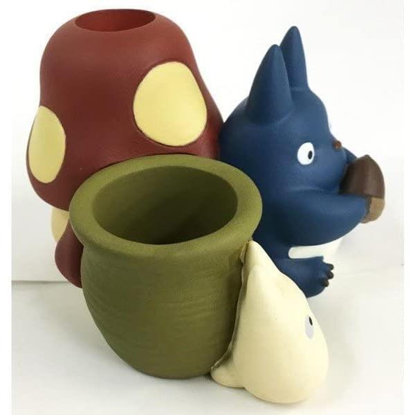 Ensky My Neighbor Totoro Stamp Holder – Medium & Small Totoro PVC Desk Organizer
