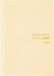 [English] Hobonichi Techo 2027 Cousin Boek A5 – Dagelijkse Planner