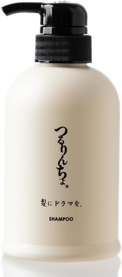 Tsururincho Shampoo – Salon Exclusive Repair for Curly and Bleached Hair to Straighten 400ml [Alcohol-Free]