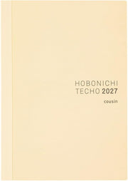 [Japanese] Hobonichi Techo 2027 Cousin A5 – 1 Page per Day Japanese Planner