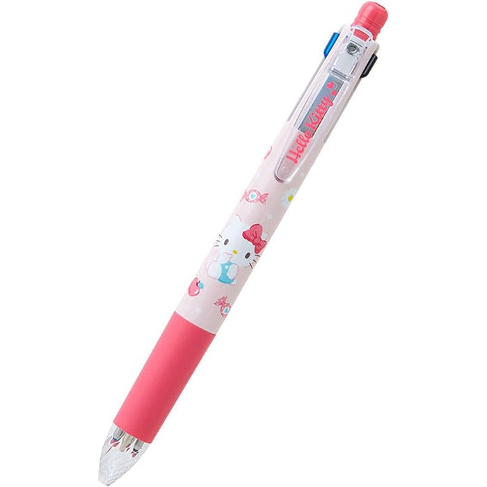 Sanrio 4 Color Ballpoint Pen & Mechanical Pencil Sarasa Multi Ink Color: Black, Blue, Red, Green 0.5mm -Multiple Characters Available!