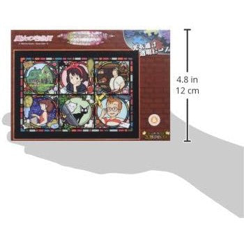 GHIBLI stained glass puzzle 208 pieces MAJO NO TAKKYUBIN / Kiki's delivery service