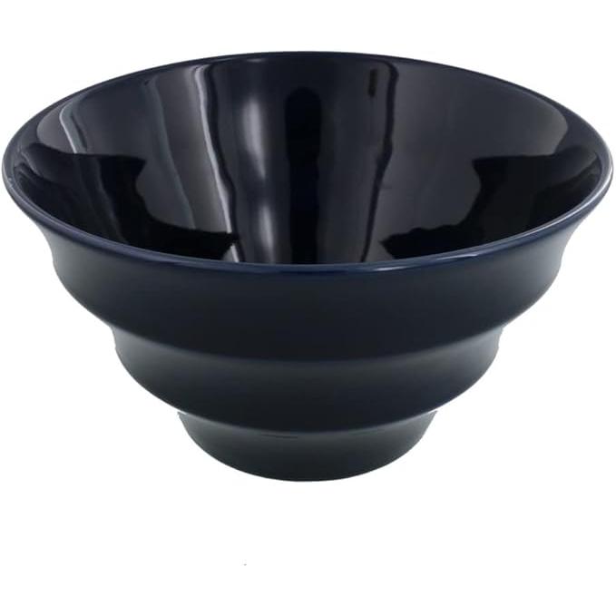 EAST Table Lightweight Ramen Donburi Bowl – Color Border Design, 19 cm (Multiple color options)