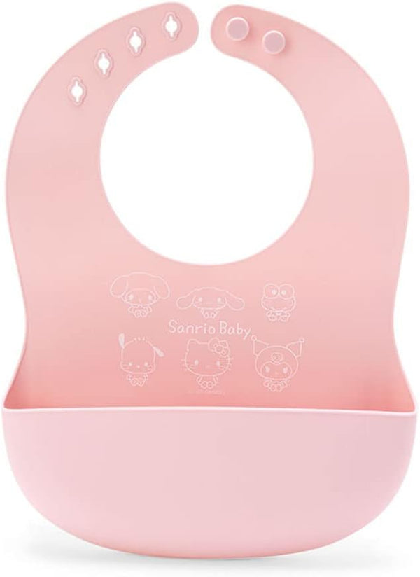 Sanrio Baby Silicone Bib – Adorable Mealtime Accessory Featuring Iconic Sanrio Characters - Chooce your favorite character!