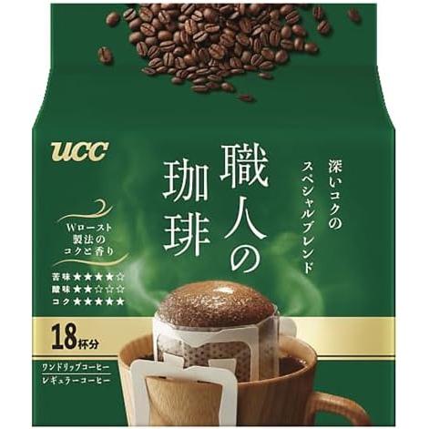 UCC Craftsman's Coffee Drip – Deeply Rich Special Blend 18 sachets