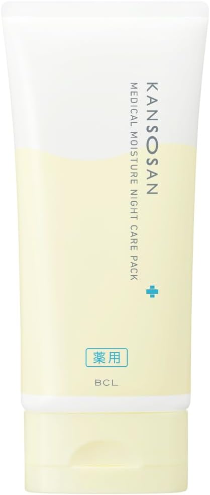 KANSOSAN Medicated Moisturizing Night Care Sleeping Mask 70g – Niacinamid & Panthenol [Alcohol-free]