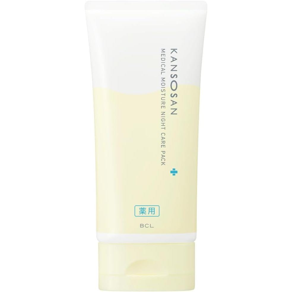 KANSOSAN Medicated Moisturizing Night Care Sleeping Mask 70g – Niacinamide & Panthenol [Alcohol-free]