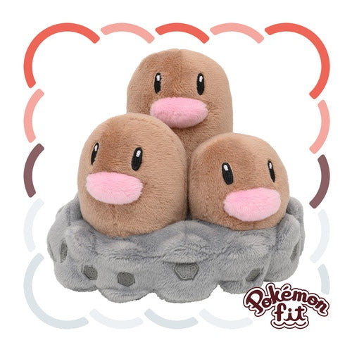 51 Plush Pokémon fit Dugtrio