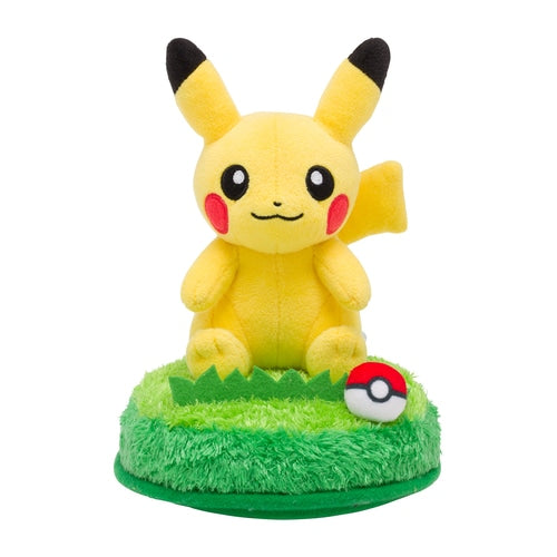 Stuffed toy smartphone stand Pikachu