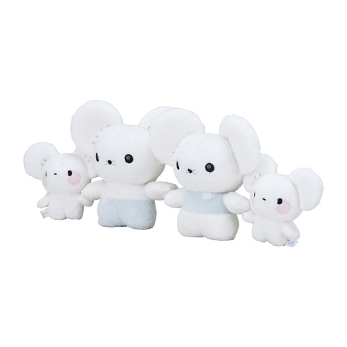 Stuffed toy set that sticks together with magnets WAKKA de IKKA Narwhal Mouse