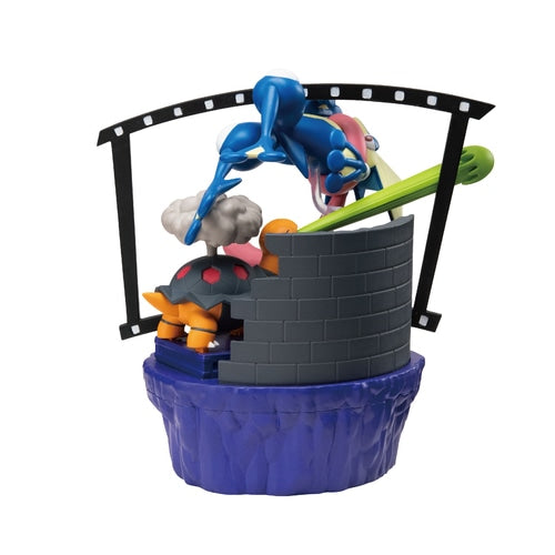 Diorama figure Midnight Agent -the cinema- Greninja