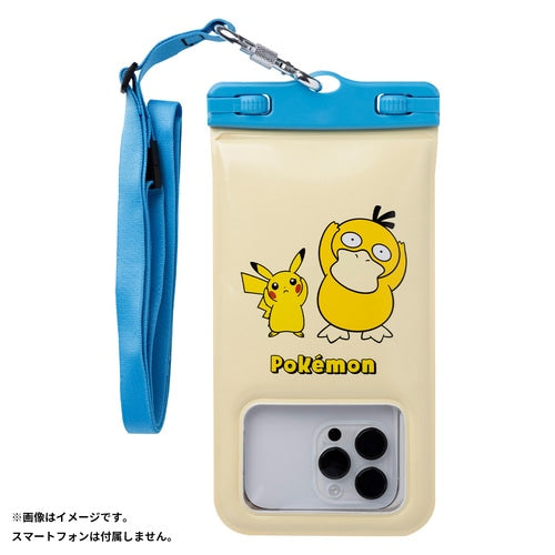 DIVAID floating waterproof case wide size (Pikachu&Psyduck)