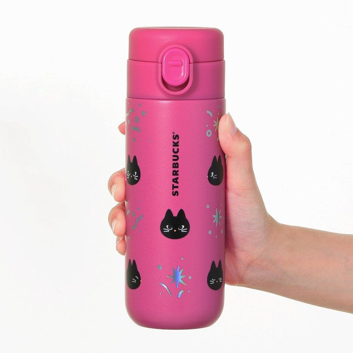 STARBUCKS HALLOWEEN 2024 JAPAN Collection - Stainless Steel Bottle Pink (381ml)
