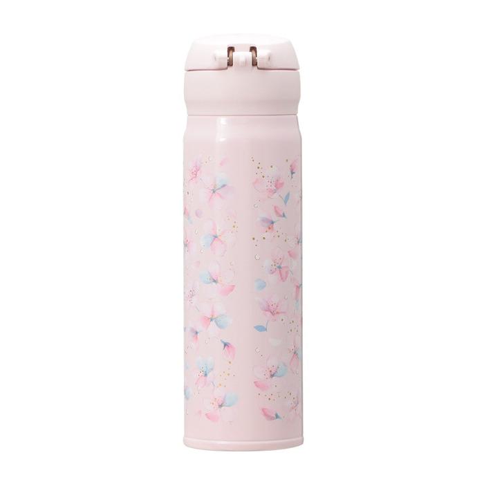 STARBUCKS JAPAN SAKURA 2025 Handy Stainless Steel Bottle Pale Pink 500ml