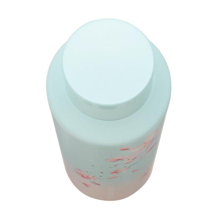 STARBUCKS JAPAN SAKURA2025 Stainless Steel Bottle Pale Blue Gradient 591ml – Cherry Blossom Design with Excellent Insulation