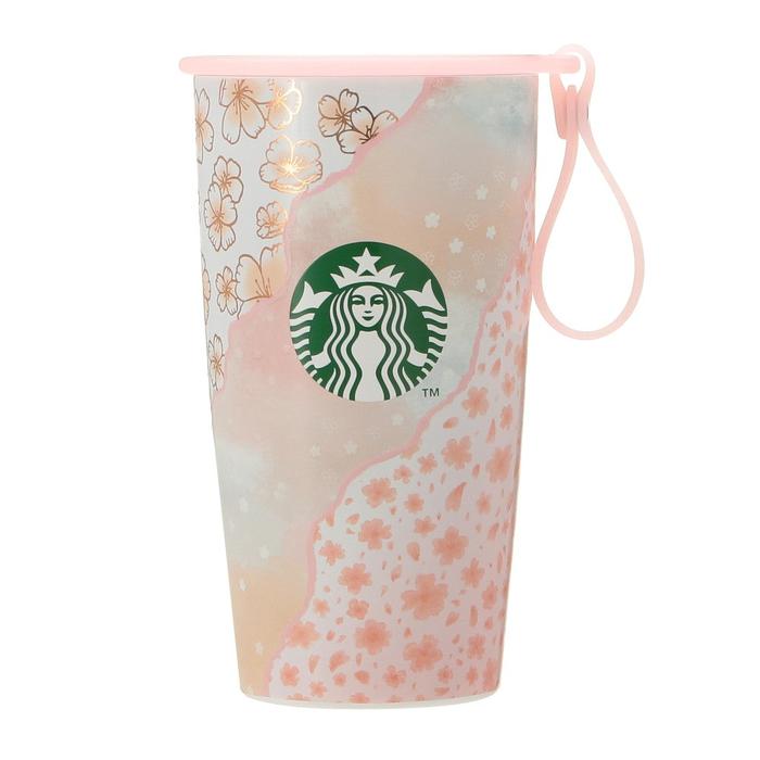 STARBUCKS JAPAN SAKURA2025 Strap Cup Stainless Steel Bottle Layered 355ml – Elegant Cherry Blossom Design with Superior Insulation