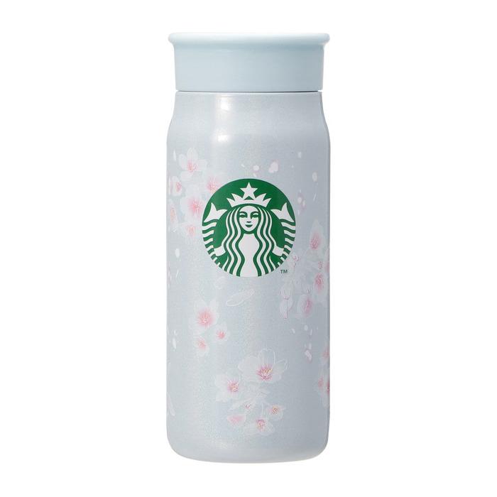 STARBUCKS JAPAN SAKURA 2025 Stainless Steel Bottle Pale Blue 355ml – Elegant Spring Sky Design with Superior Heat and Cold Retention