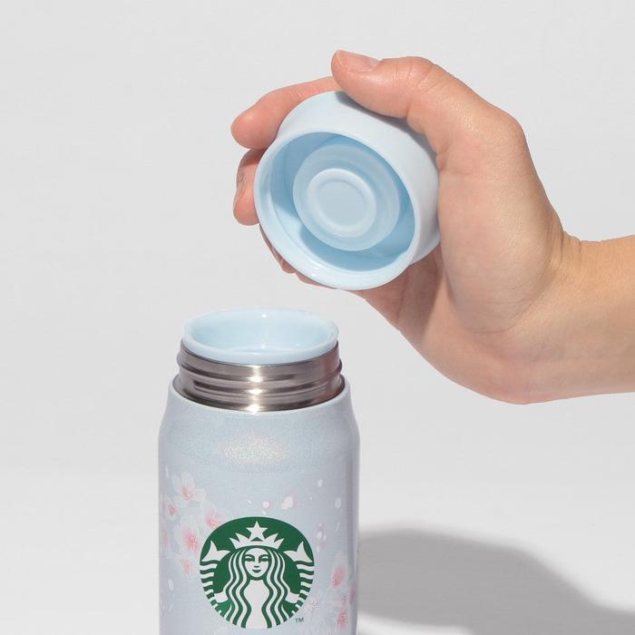 STARBUCKS JAPAN SAKURA 2025 Stainless Steel Bottle Pale Blue 355ml – Elegant Spring Sky Design with Superior Heat and Cold Retention