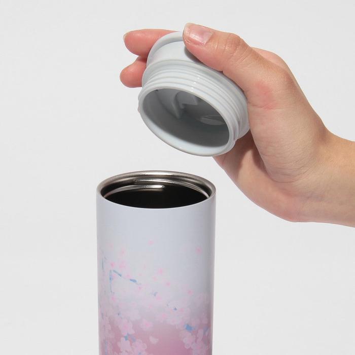 STARBUCKS Sakura 2025 Stainless Steel Bottle – Orange Gradient 473ml