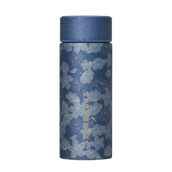 STARBUCKS Sakura 2025 Stainless Steel Bottle – Glitter Night Blue 355ml