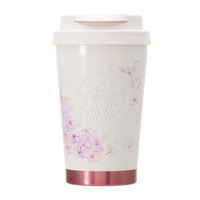 STARBUCKS Sakura Japan 2025 Stainless TOGO Logo Tumbler – Beige 